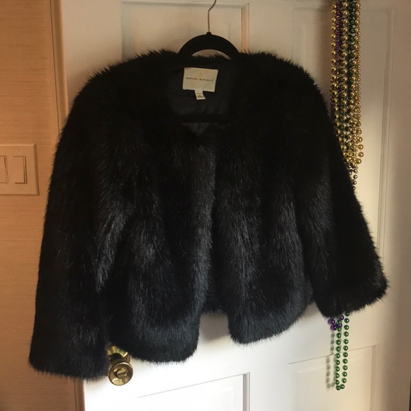 Banana Republic Faux Fur Cape/Jacket - Picture 5 of 8